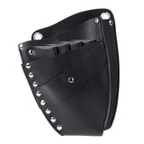 PU Leather Barber Scissor Bag ,Hairdressing Holster Pouch Rivet Clips Bag with Waist Shoulder Belt - Champion Scissors