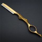 High Quality Stainless Steel Professional Sharp Edge Barber Razor Hairdresser Tool - Champion Scissors
