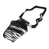 PU Leather Scissor Holster Barber Scissors Pouch Holder bag with Rivet Clips Waist Shoulder Belt - Champion Scissors