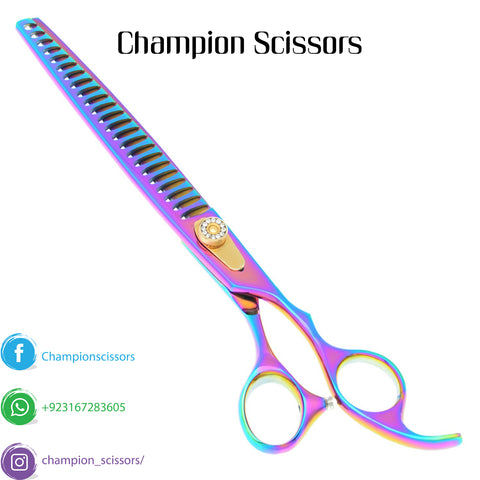 Professional Pet Thinning Scissors & Barber Shears Hairdressing Set - Champion Scissors