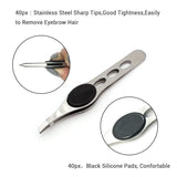 Eyebrow Tweezers Stainless Steel Eye Hair Removal Lady Face Makeup Tools Beauty Essential - Champion Scissors
