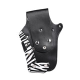 PU Leather Scissor Holster Barber Scissors Pouch Holder bag with Rivet Clips Waist Shoulder Belt - Champion Scissors