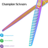 Professional Pet Thinning Scissors & Barber Shears Hairdressing Set - Champion Scissors