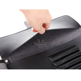 PU Leather Hair Scissor Bag Toolkit Case Pouch Black Hair Styling Tool Champion Scissors - Champion Scissors